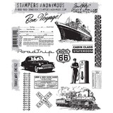 Stampers Anonymous Cling Stamps Travel Ways (CMS162)