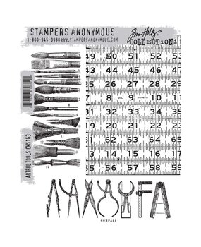 Stampers Anonymous Cling Stamps Artful Tools (CMS163) Stampers Anonymous Cling Stamps Artful Tools (CMS163)
