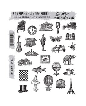 Stampers Anonymous Cling Stamps Tiny Things (CMS164) Stampers Anonymous Cling Stamps Tiny Things (CMS164)