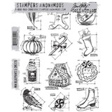 Stampers Anonymous Cling Stamps Mini Blueprints 5 (CMS170)