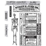 Stampers Anonymous Cling Stamps Poisonous (CMS171)