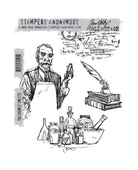 Stampers Anonymous Cling Stamps The Chemist (CMS172) Stampers Anonymous Cling Stamps The Chemist (CMS172)