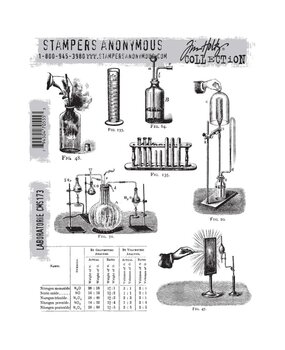 Stampers Anonymous Cling Stamps Laboratorie (CMS173) Stampers Anonymous Cling Stamps Laboratorie (CMS173)