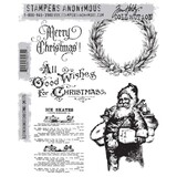 Stampers Anonymous Cling Stamps Old Fashioned Christmas (CMS175)