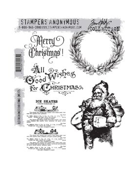 Stampers Anonymous Cling Stamps Old Fashioned Christmas (CMS175) Stampers Anonymous Cling Stamps Old Fashioned Christmas (CMS175)