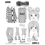 Ranger Dylusions Dinky Dolls Set #4 Cling Stamps (DYR10031)