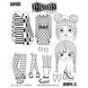 Ranger Dylusions Dinky Dolls Set #4 Cling Stamps (DYR10031) Ranger Dylusions Dinky Dolls Set #4 Cling Stamps (DYR10031)