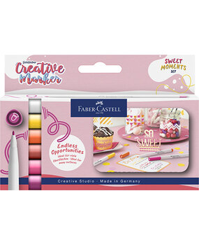 Faber Castell Goldfaber Creative Marker Sweet Moments Set (FC-160602) Faber Castell Goldfaber Creative Marker Sweet Moments Set (FC-160602)
