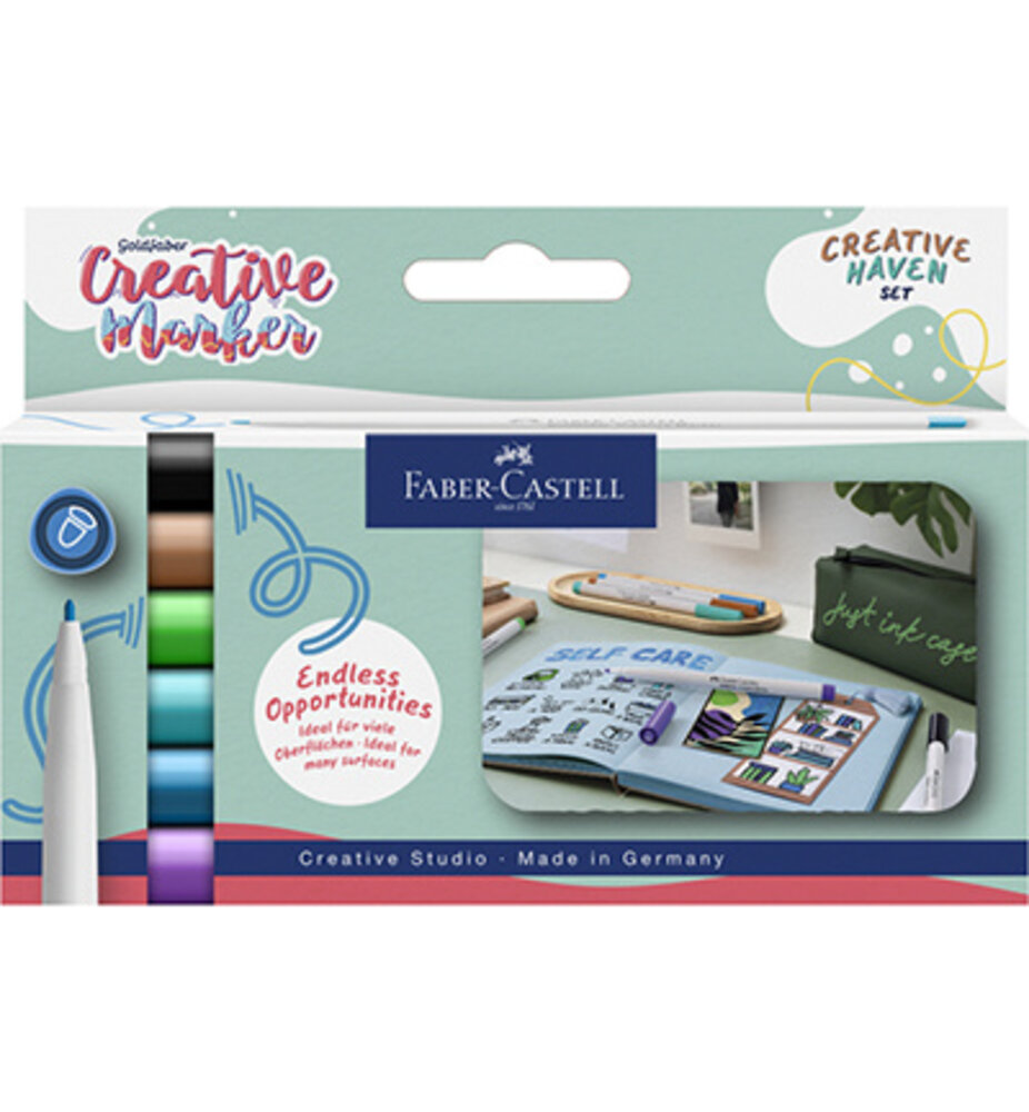 Faber Castell Goldfaber Creative Marker Creative Haven Set (FC-160603) Faber Castell Goldfaber Creative Marker Creative Haven Set (FC-160603)