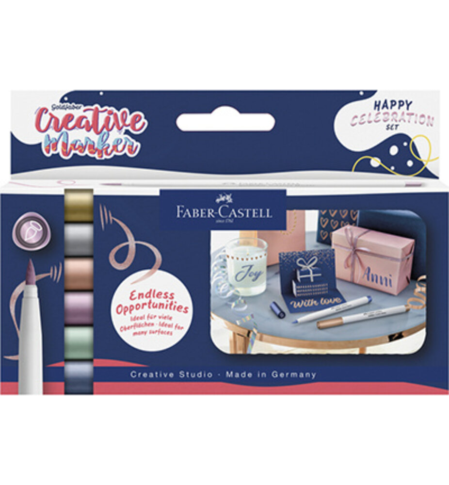Faber Castell Goldfaber Creative Marker Happy Celebration (FC-161006)