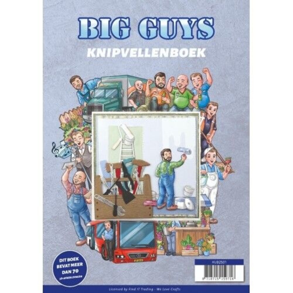 Find It Trading Big Guys Knipvellenboek (KVB2501) Find It Trading Big Guys Knipvellenboek (KVB2501)