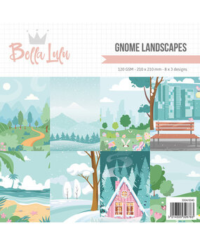 Bella Lulu Gnome Landscapes 8x8 Inch Paper Pack (3004/0040)