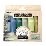 Studio Light PRE-ORDER Arcylic Paintset Mist & Moss (JMA-ES-ACP47) Studio Light PRE-ORDER Arcylic Paintset Mist & Moss (JMA-ES-ACP47)