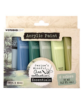Studio Light PRE-ORDER Arcylic Paintset Mist & Moss (JMA-ES-ACP47) Studio Light PRE-ORDER Arcylic Paintset Mist & Moss (JMA-ES-ACP47)