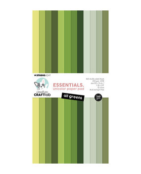 Creative Craftlab PRE-ORDER Essentials All Greens Slimline Unicolor Paper Pad (CCL-ES-UPP406) Creative Craftlab PRE-ORDER Essentials All Greens Slimline Unicolor Paper Pad (CCL-ES-UPP406)