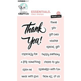 Creative Craftlab Essentials Clear Stamp Thank You (CCL-ES-STAMP911)
