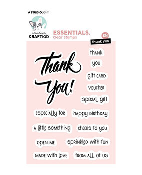 Creative Craftlab PRE-ORDER Essentials Clear Stamp Thank You (CCL-ES-STAMP911) Creative Craftlab PRE-ORDER Essentials Clear Stamp Thank You (CCL-ES-STAMP911)