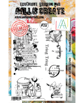 AALL and Create Clear Stamp Set A5 Phonebooth Elements (AALL-TP-237) AALL and Create Clear Stamp Set A5 Phonebooth Elements (AALL-TP-237)