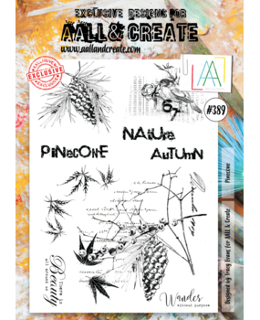 AALL and Create Clear Stamp Set A4 Pinecone (AALL-TP-389)*