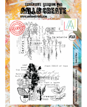 AALL and Create Clear Stamp Set A4 Seeds of Hope (AALL-TP-368)*