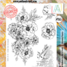 AALL and Create Clear Stamp Set A4 Blooming Poppies (AALL-TP-265)