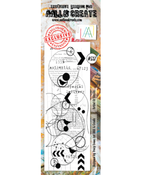 AALL and Create Clear Stamp Set Border Artful of Circles (AALL-TP-537)* AALL and Create Clear Stamp Set Border Artful of Circles (AALL-TP-537)*