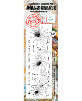 AALL and Create Clear Stamp Set Border Passion Flower (AALL-TP-278)*