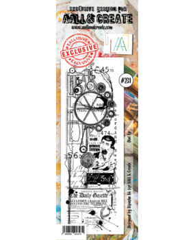 AALL and Create Clear Stamp Set Border Dial Up (AALL-TP-231)*