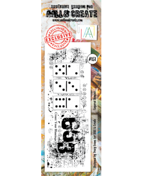 AALL and Create Clear Stamp Set Border Layered Domino (AALL-TP-151)* AALL and Create Clear Stamp Set Border Layered Domino (AALL-TP-151)*