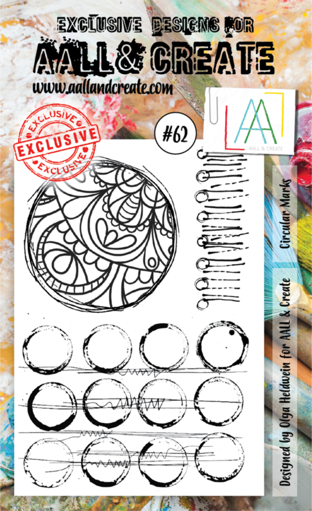 AALL and Create Clear Stamp Set A6 Circular Marks (AALL-TP-062) AALL and Create Clear Stamp Set A6 Circular Marks (AALL-TP-062)