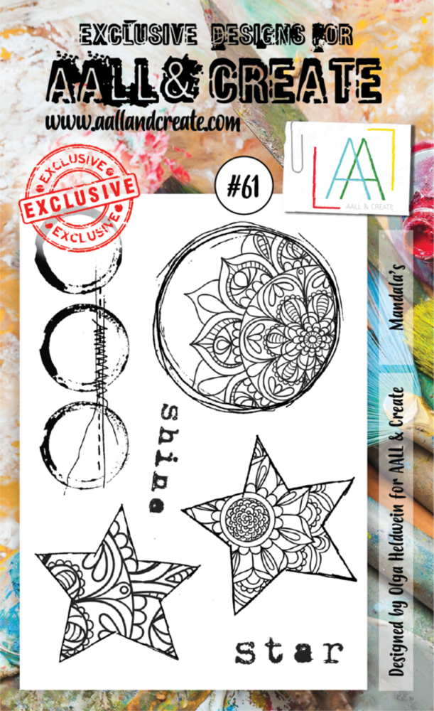 AALL and Create Clear Stamp Set A6 Mandala's (AALL-TP-061) AALL and Create Clear Stamp Set A6 Mandala's (AALL-TP-061)