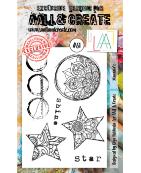 AALL and Create Clear Stamp Set A6 Mandala's (AALL-TP-061)* AALL and Create Clear Stamp Set A6 Mandala's (AALL-TP-061)*