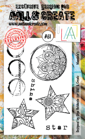 AALL and Create Clear Stamp Set A6 Mandala's (AALL-TP-061) AALL and Create Clear Stamp Set A6 Mandala's (AALL-TP-061)