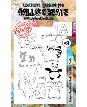 AALL and Create Clear Stamp Set A6 Party Animal (AALL-TP-051) AALL and Create Clear Stamp Set A6 Party Animal (AALL-TP-051)