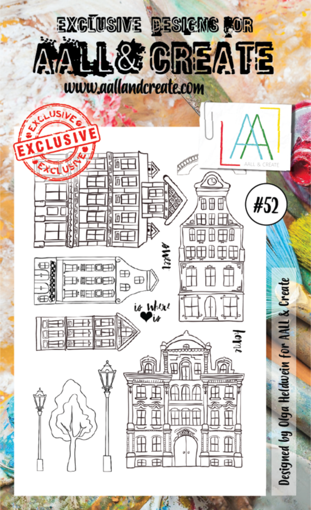 AALL and Create Clear Stamp Set A6 Houses (AALL-TP-052) AALL and Create Clear Stamp Set A6 Houses (AALL-TP-052)