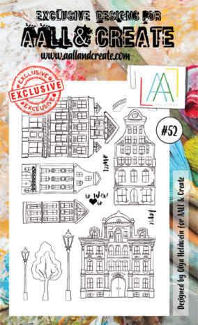 AALL and Create Clear Stamp Set A6 Houses (AALL-TP-052) AALL and Create Clear Stamp Set A6 Houses (AALL-TP-052)