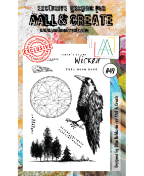 AALL and Create Clear Stamp Set A6 Wicked (AALL-TP-049)* AALL and Create Clear Stamp Set A6 Wicked (AALL-TP-049)*