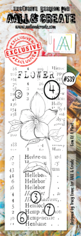 AALL and Create Clear Stamp Set Border Gem Of A Plant (AALL-TP-539)