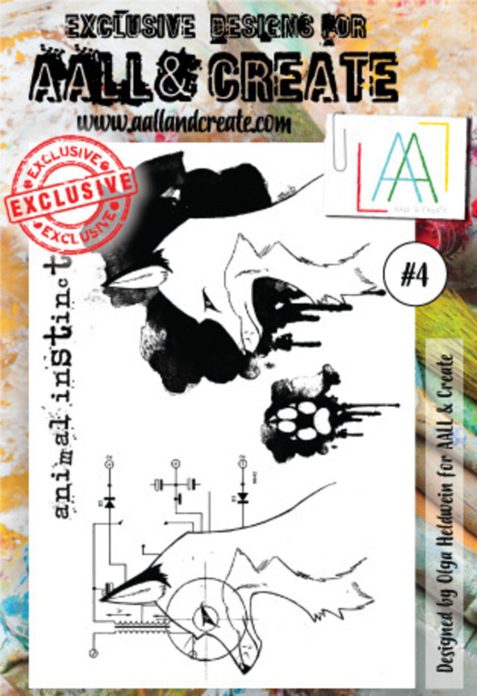 AALL and Create Clear Stamp Set A6 Animal Instinct (AALL-TP-004) AALL and Create Clear Stamp Set A6 Animal Instinct (AALL-TP-004)