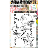 AALL and Create Clear Stamp Set A6 Starry Hearts (AALL-TP-012)*