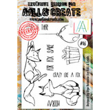 AALL and Create Clear Stamp Set A6 Crazy Fox (AALL-TP-016)