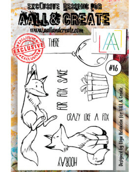 AALL and Create Clear Stamp Set A6 Crazy Fox (AALL-TP-016) AALL and Create Clear Stamp Set A6 Crazy Fox (AALL-TP-016)