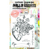 AALL and Create Clear Stamp Set A6 Blooming Heart (AALL-TP-138)*
