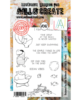 AALL and Create Clear Stamp Set A6 At The Beach (AALL-TP-247)* AALL and Create Clear Stamp Set A6 At The Beach (AALL-TP-247)*