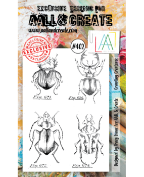 AALL and Create Clear Stamp Set A6 Crawling Creatures (AALL-TP-402) AALL and Create Clear Stamp Set A6 Crawling Creatures (AALL-TP-402)