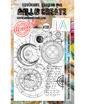 AALL and Create Clear Stamp Set A6 Celestial Navigation (AALL-TP-398) AALL and Create Clear Stamp Set A6 Celestial Navigation (AALL-TP-398)