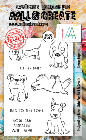 AALL and Create Clear Stamp Set A6 Rescue Puppies (AALL-TP-373) AALL and Create Clear Stamp Set A6 Rescue Puppies (AALL-TP-373)