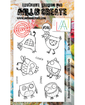 AALL and Create Clear Stamp Set A6 For The Birds (AALL-TP-346)* AALL and Create Clear Stamp Set A6 For The Birds (AALL-TP-346)*