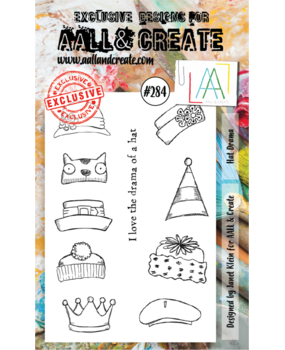 AALL and Create Clear Stamp Set A6 Hat Drama (AALL-TP-284) AALL and Create Clear Stamp Set A6 Hat Drama (AALL-TP-284)