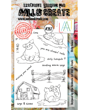 AALL and Create Clear Stamp Set A6 Dirty Games (AALL-TP-287)* AALL and Create Clear Stamp Set A6 Dirty Games (AALL-TP-287)*